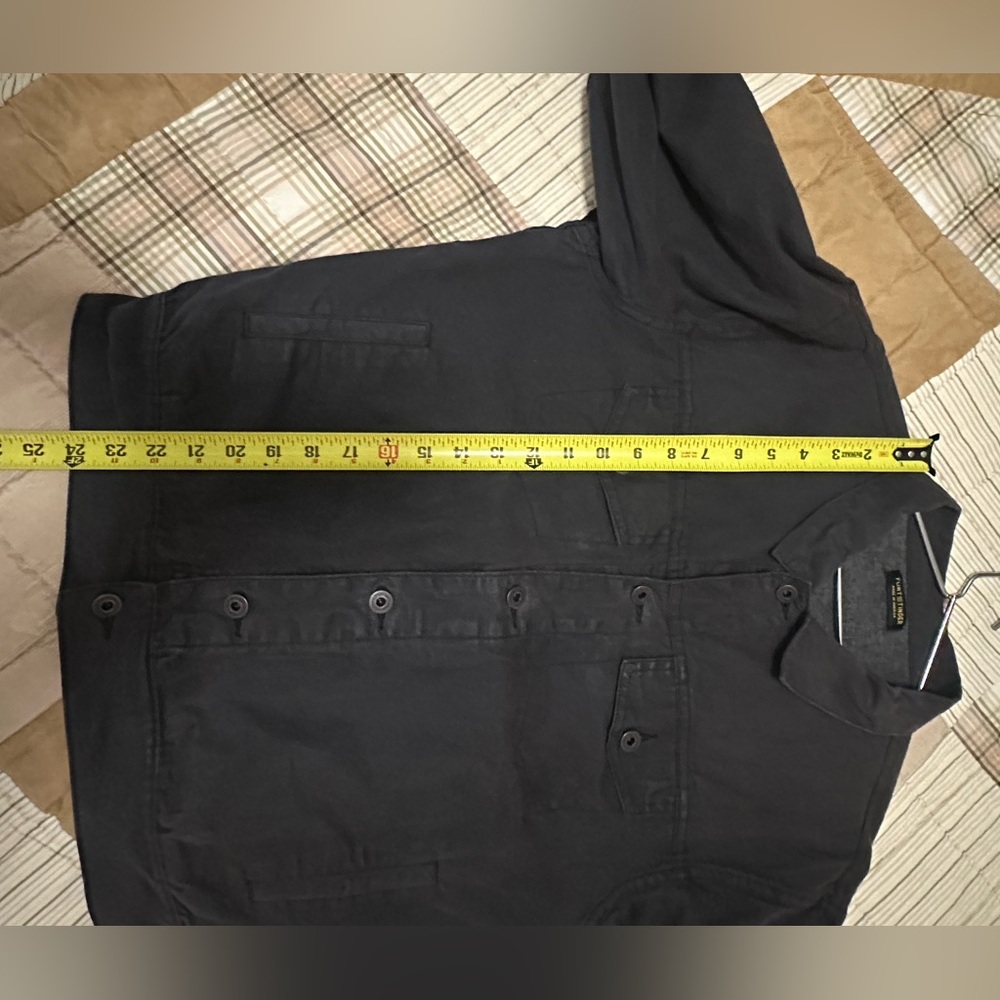 Flint & Tinder Waxed Canvas Trucker  size Medium Flannel Lined - Picture 9 of 12